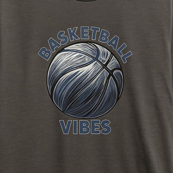 Basketball Vibes Tee – Gildan Softstyle (Size L) - Picture 1 of 1